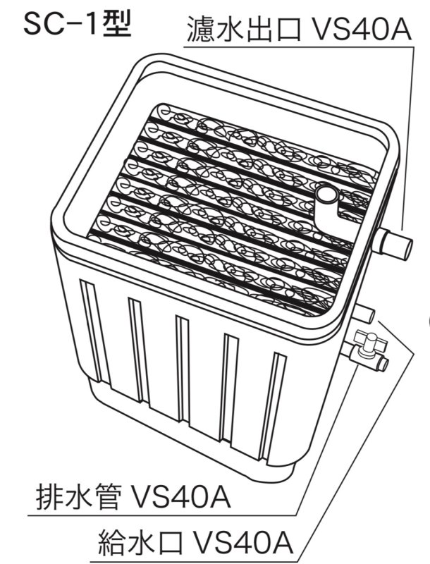 画像2: 【取寄商品】セルフクリーン　SC-1型（1~2t用）　タカラ工業　お支払い方法銀行振込のみ (2)